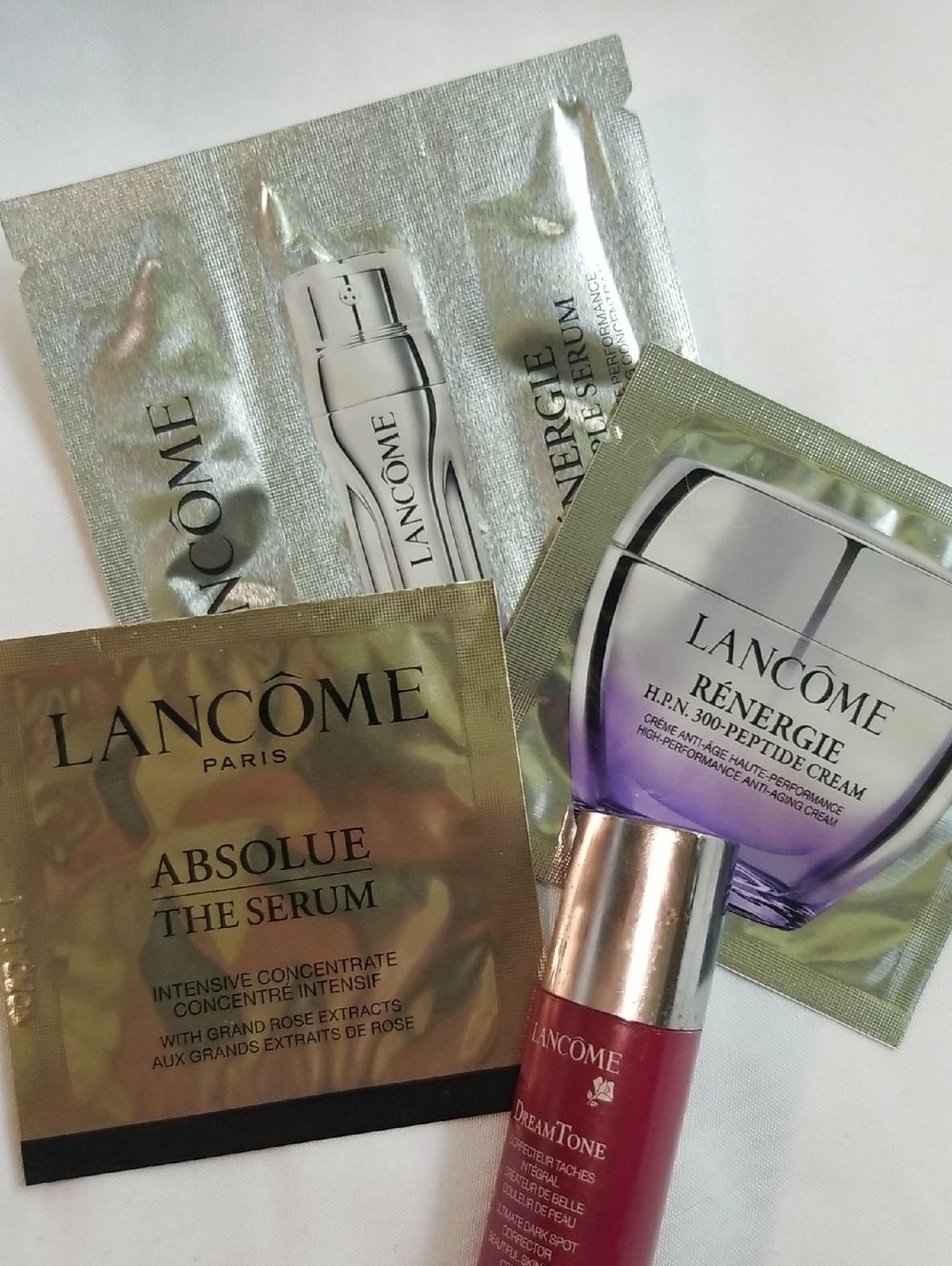Lancôme Serums, Cream, Toner Samples